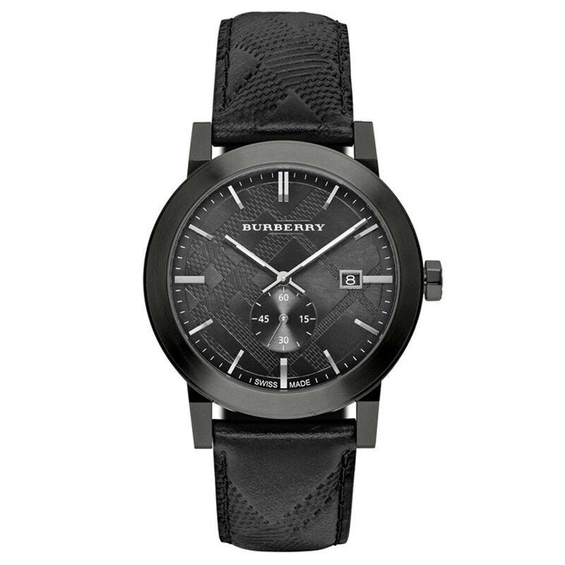 Burberry BU9906 City Schwarzes Leder Armband Herren Uhr Burberry BU9906 City Schwarzes Leder Armband Herren Uhr